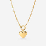 Lovely Heart Classic Chain Collana Set Oro