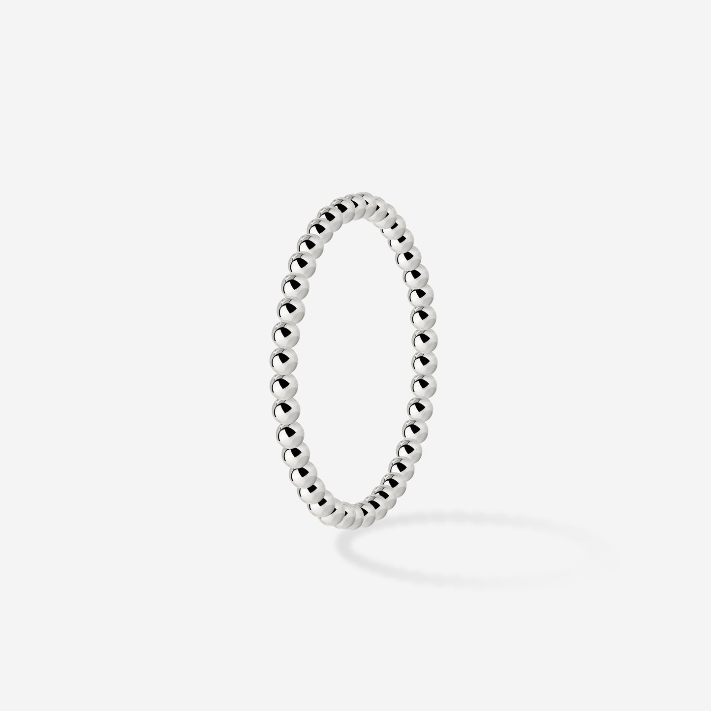 Narrow Sphere Anello Argento