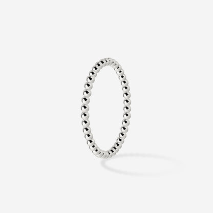 Narrow Sphere Anello Argento