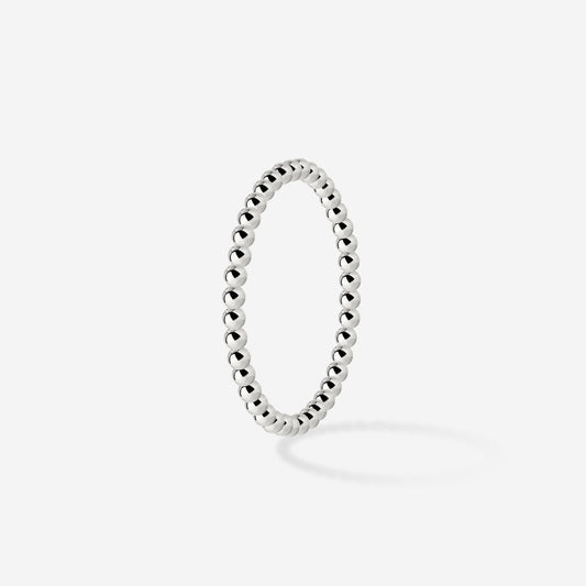 Narrow Sphere Anello Argento