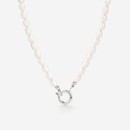 Pearly Charm Collana Argento
