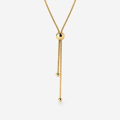 Simple Elegance Y-Collana Gold
