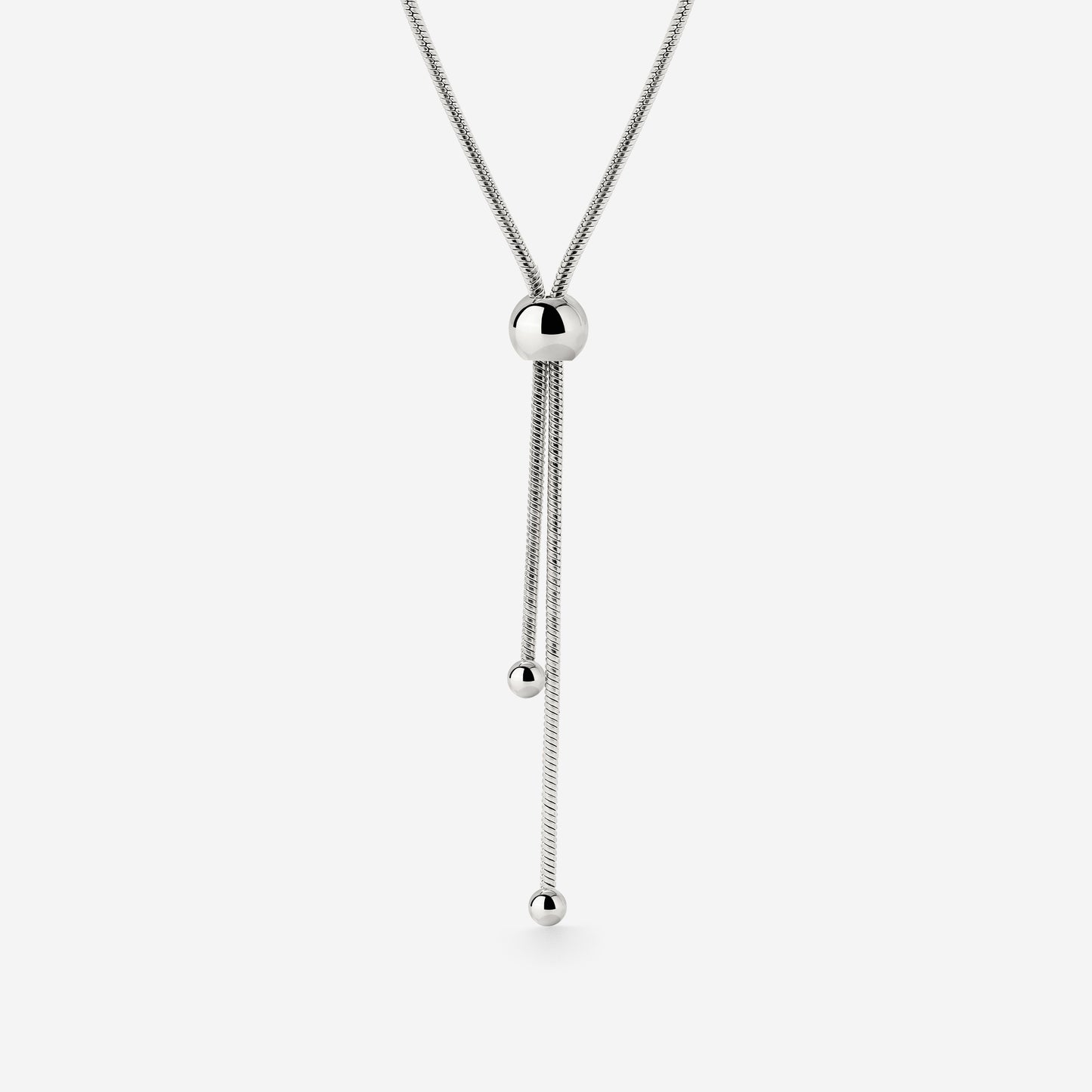 Simple Elegance Y-Collana Argento