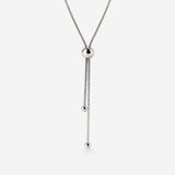 Simple Elegance Y-Collana Argento