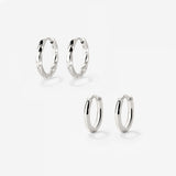 Soft 'n' Subtle Hoop Bundle Argento