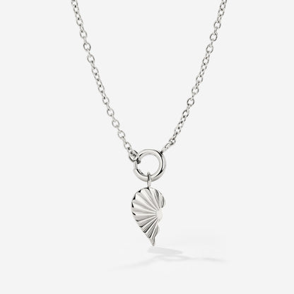 Twin Flame Left Classic Chain Collana Set Argento