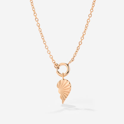 Twin Flame Right Classic Chain Collana Set Oro Rosa