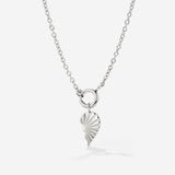 Twin Flame Right Classic Chain Collana Set Argento