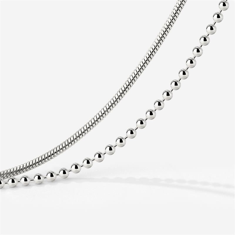 Duo Beads Bracciale Argento