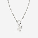 Book Lovers Club Singapore Chain Collana Set Argento