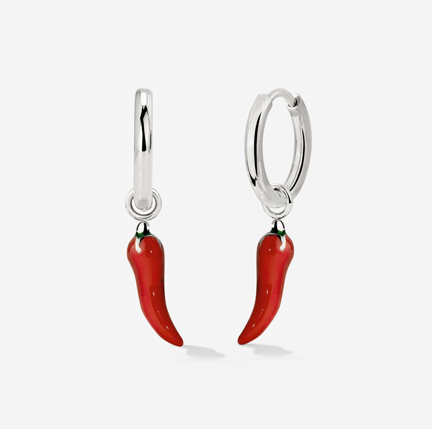 Chili Hoop Set Small Silber