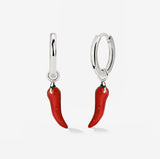 Chili Hoop Set Small Argento