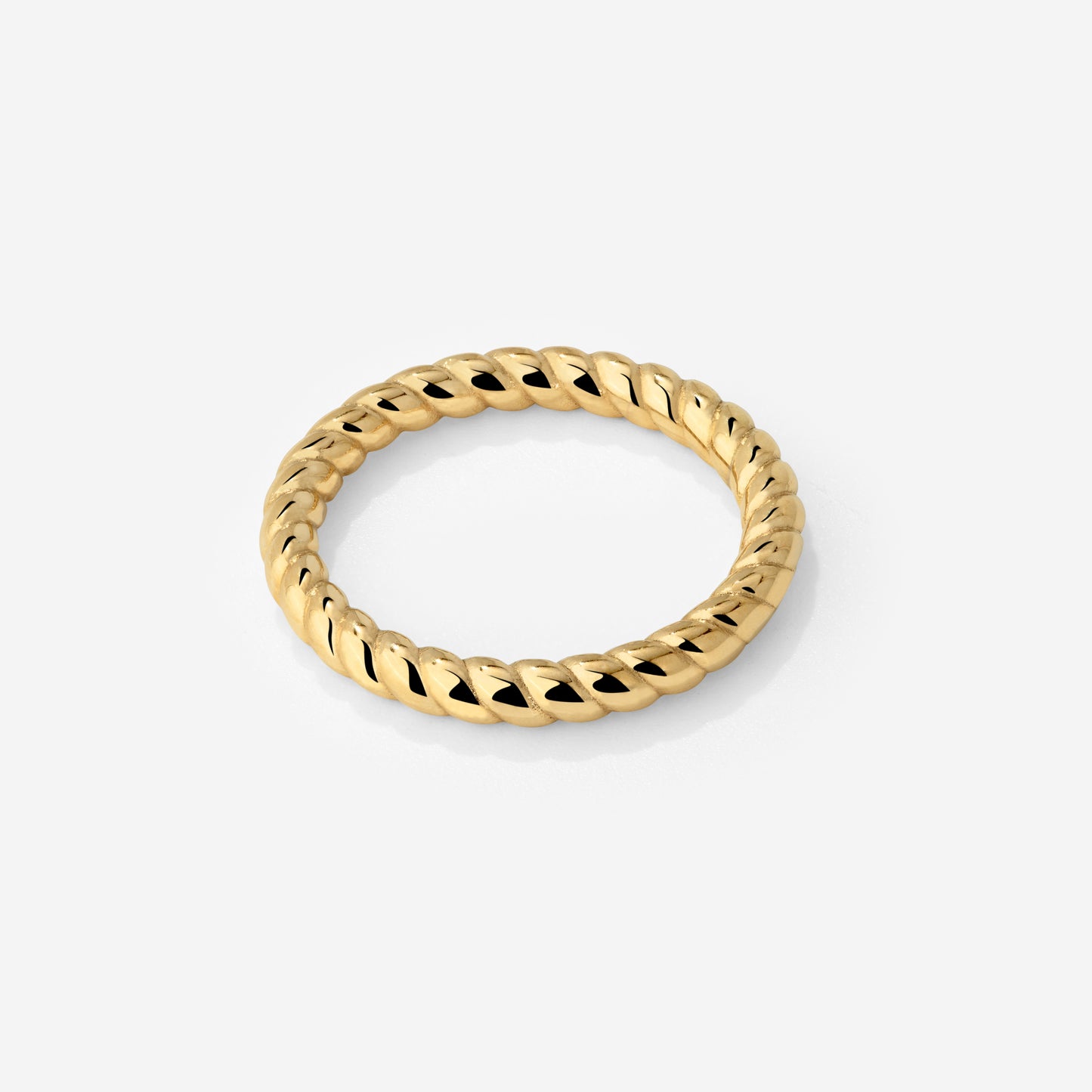 Endless Twist Ring Gold