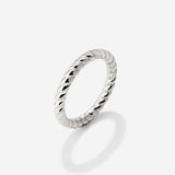 Endless Twist Anello Argento