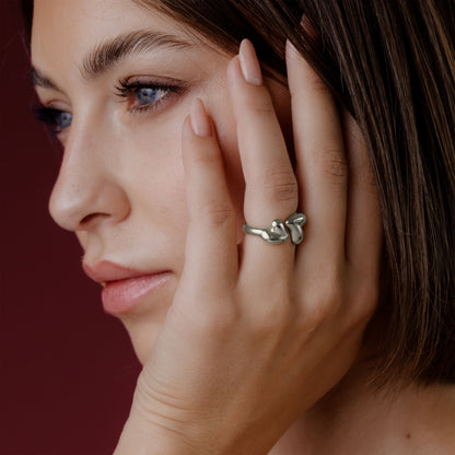 Heartie Anello Argento