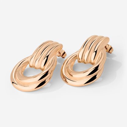 Infinity Loop Hoops Roségold