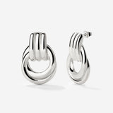 Infinity Loop Orecchini Argento