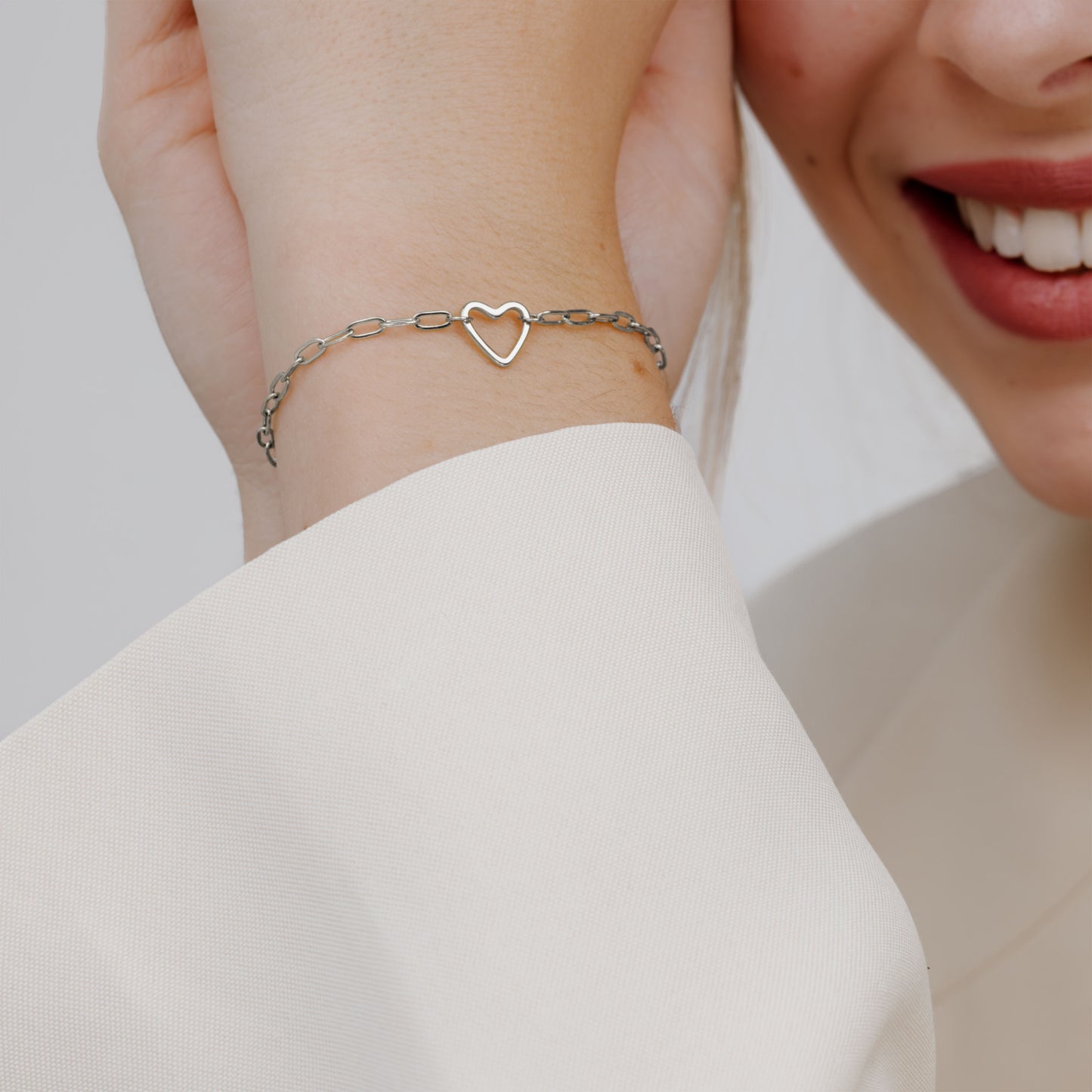 Loving Heart Bracciale Argento