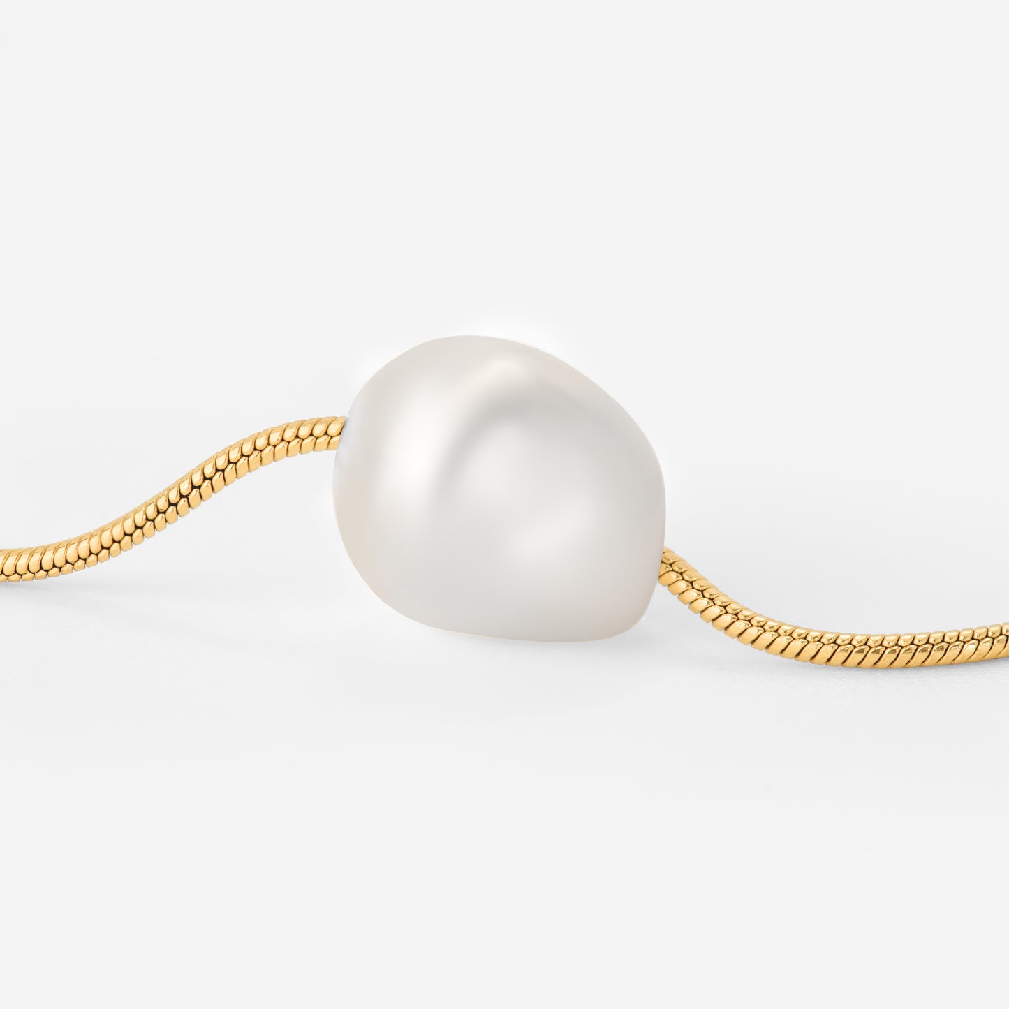 Minimalist Pearl Collana Oro