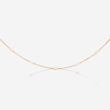 Pearl after Pearl Choker Oro Rosa