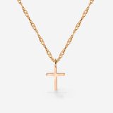 Saints Cross Collana Oro Rosa