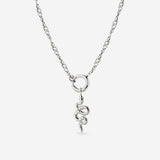 Serpent Singapore Chain Collana Set Argento