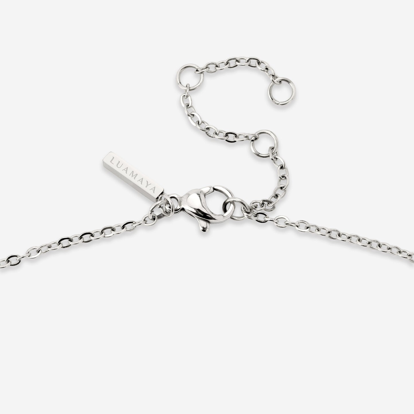 Sparkling Snowflake Necklace Silber