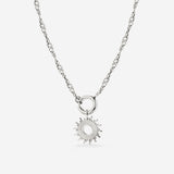 Sun Ray Singapore Chain Collana Set Argento