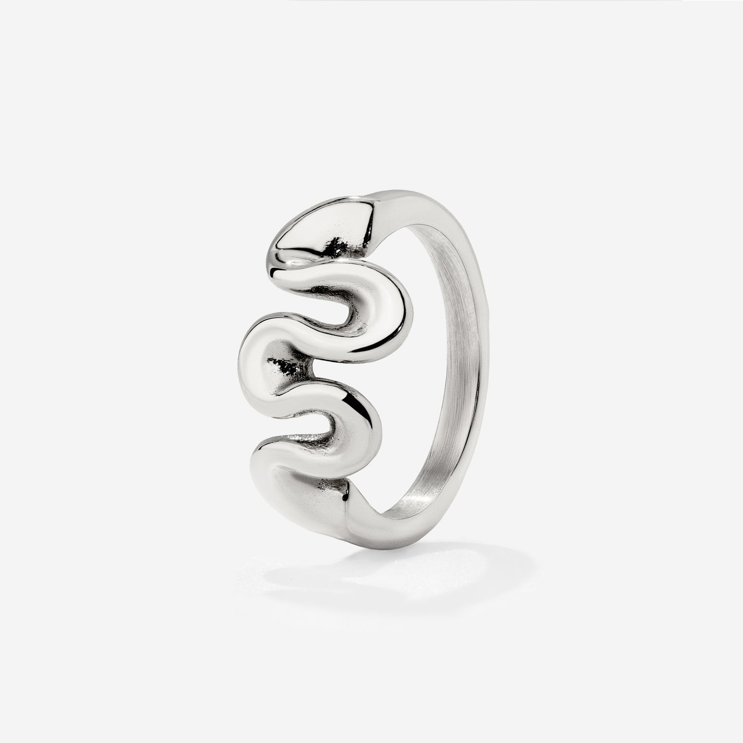 Swirl Anello Argento