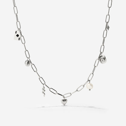 Treasure Box Necklace Silber