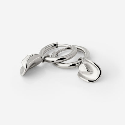 Yeehaw Hoop Set Small Silber