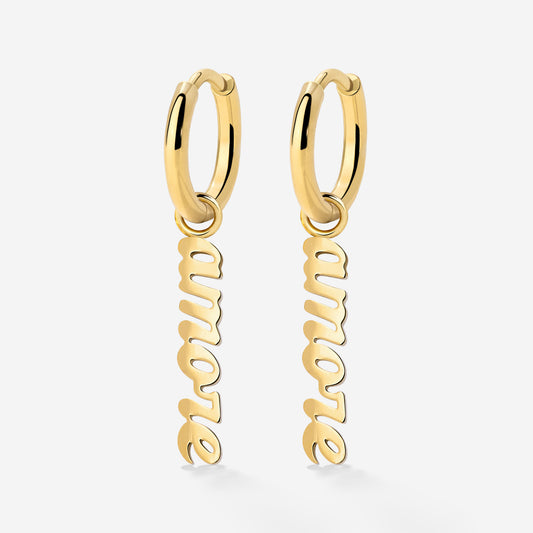 Amore puro Hoop Set Small Oro
