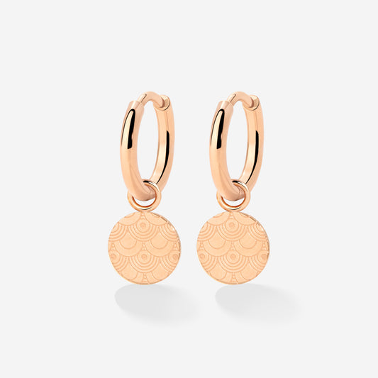 Buena Vibra Hoops Small Oro Rosa