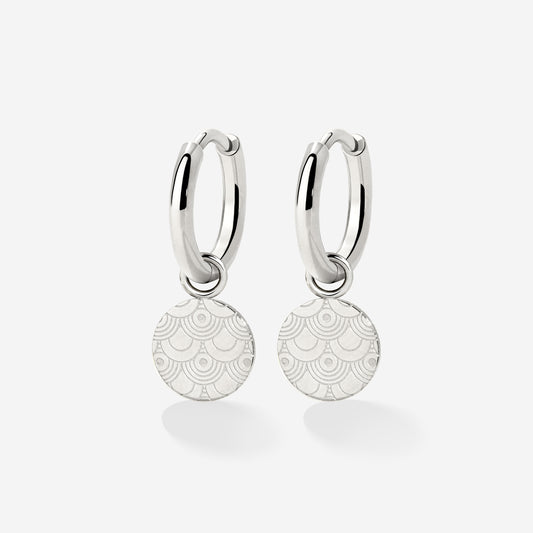 Buena Vibra Hoops Small Argento