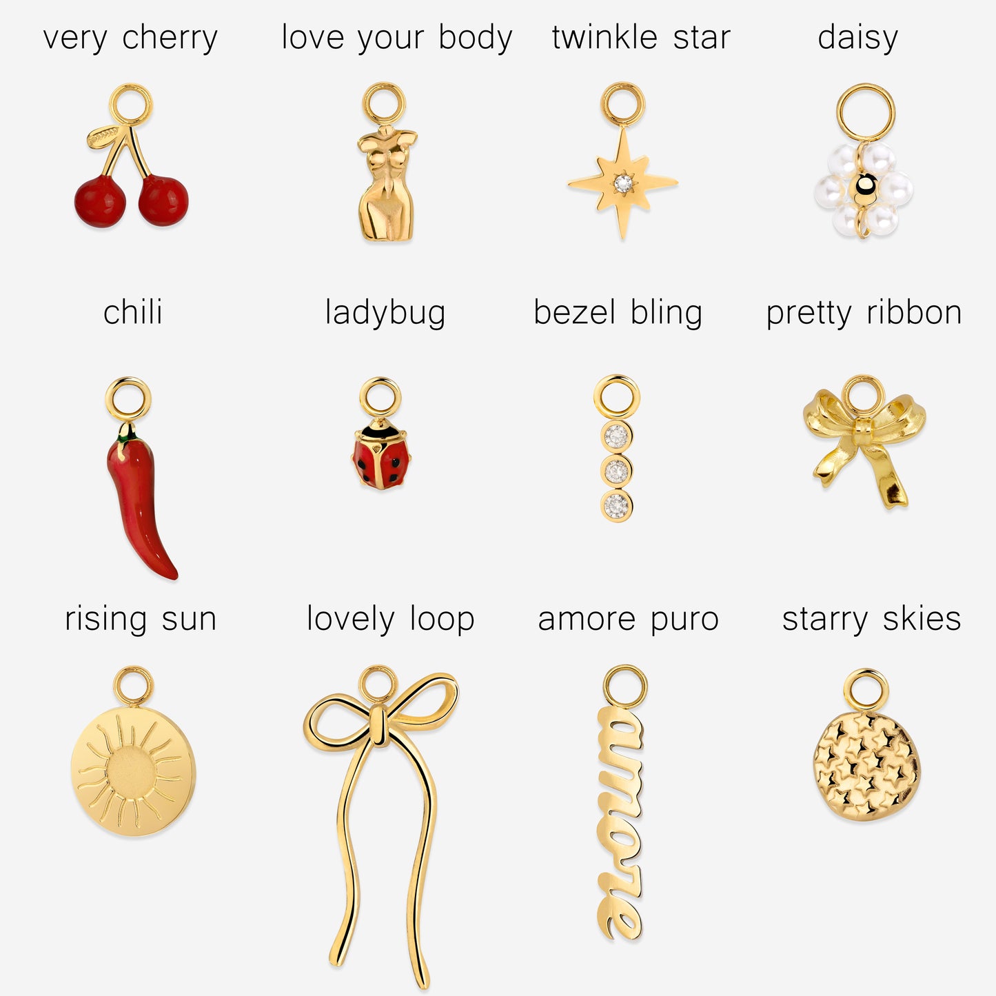 Twisted Hoop Set Medium