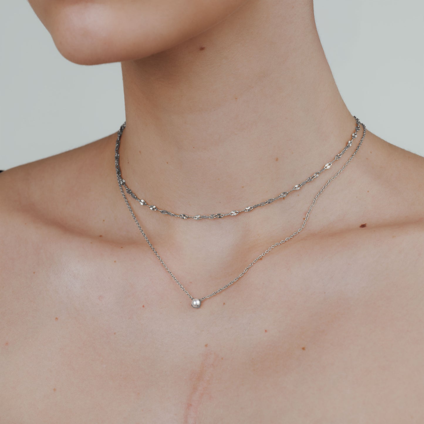 Delicate Pearl Bundle Argento