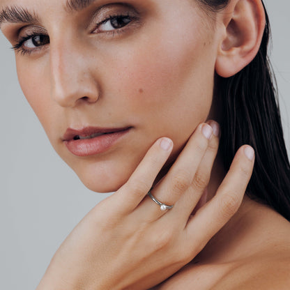 Dream Pearl Ring Silber