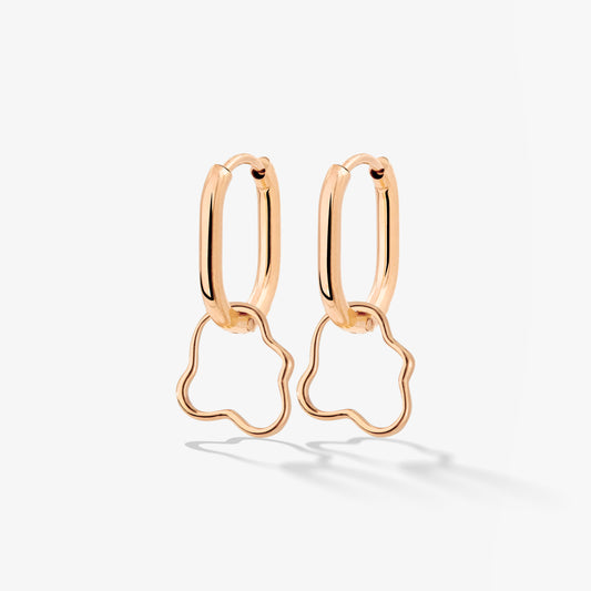 Forming Fluids Oval Hoop Set Baby Oro Rosa