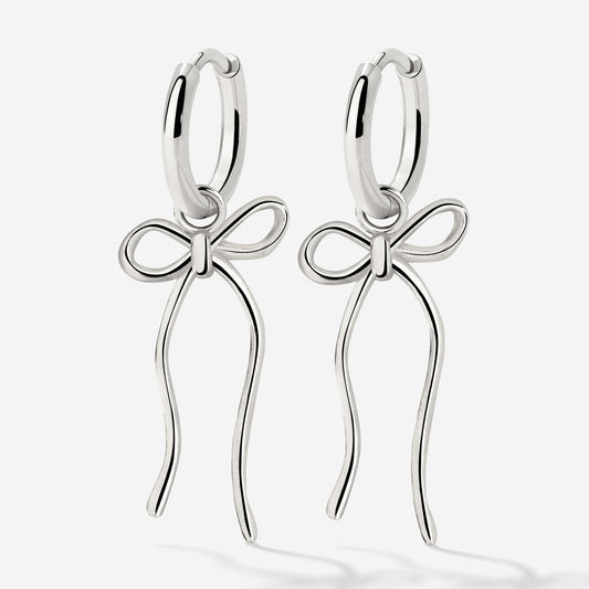 Lovely Loop Hoop Set Small Argento