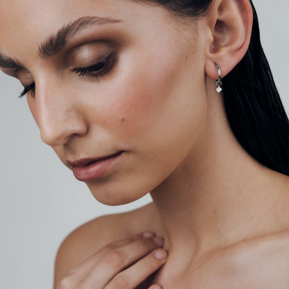 North Star Hoop Set Small Silber