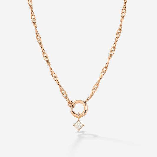 North Star Singapore Chain Collana Set Oro Rosa