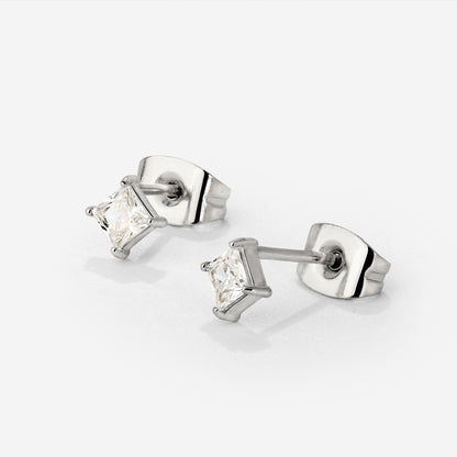 North Star Studs Silber