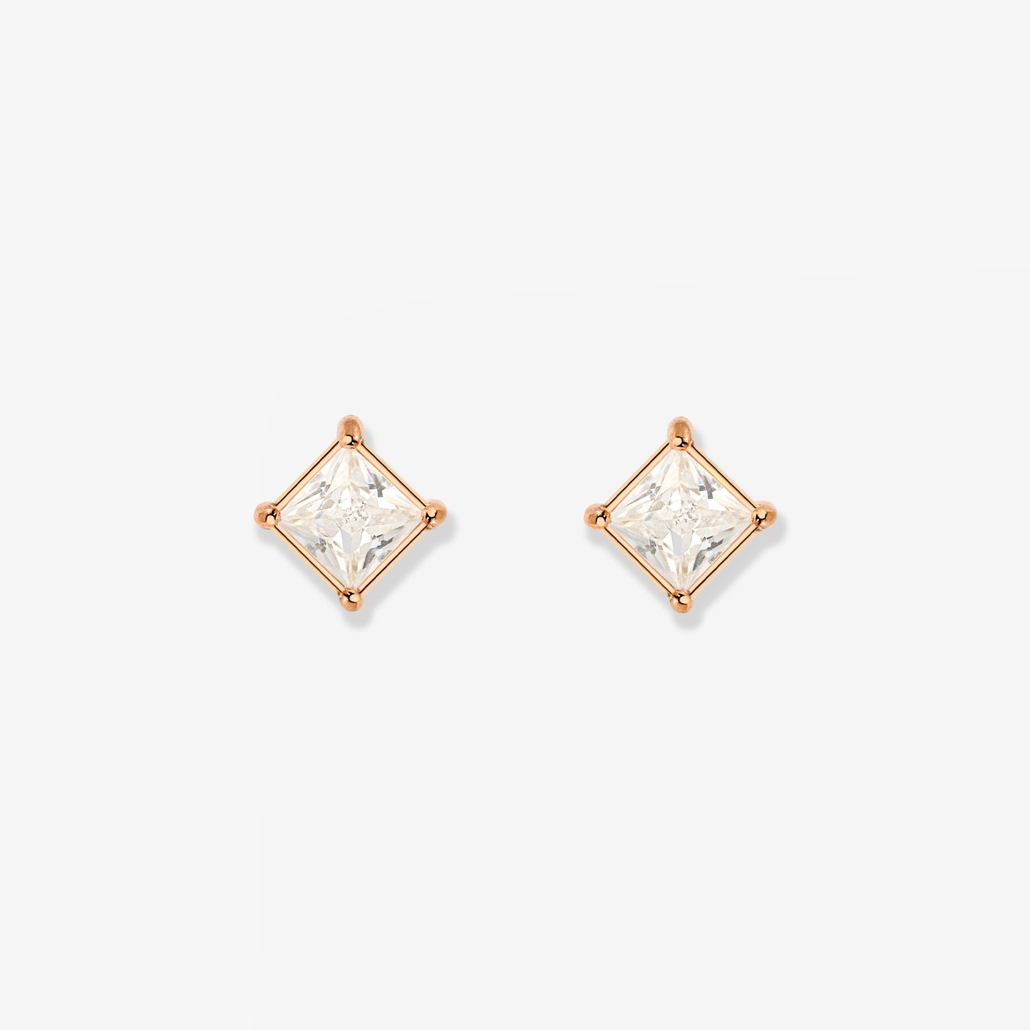 North Star Studs Roségold