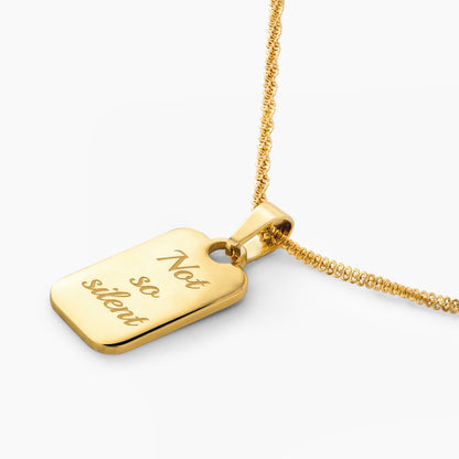 Not so silent Collana Oro