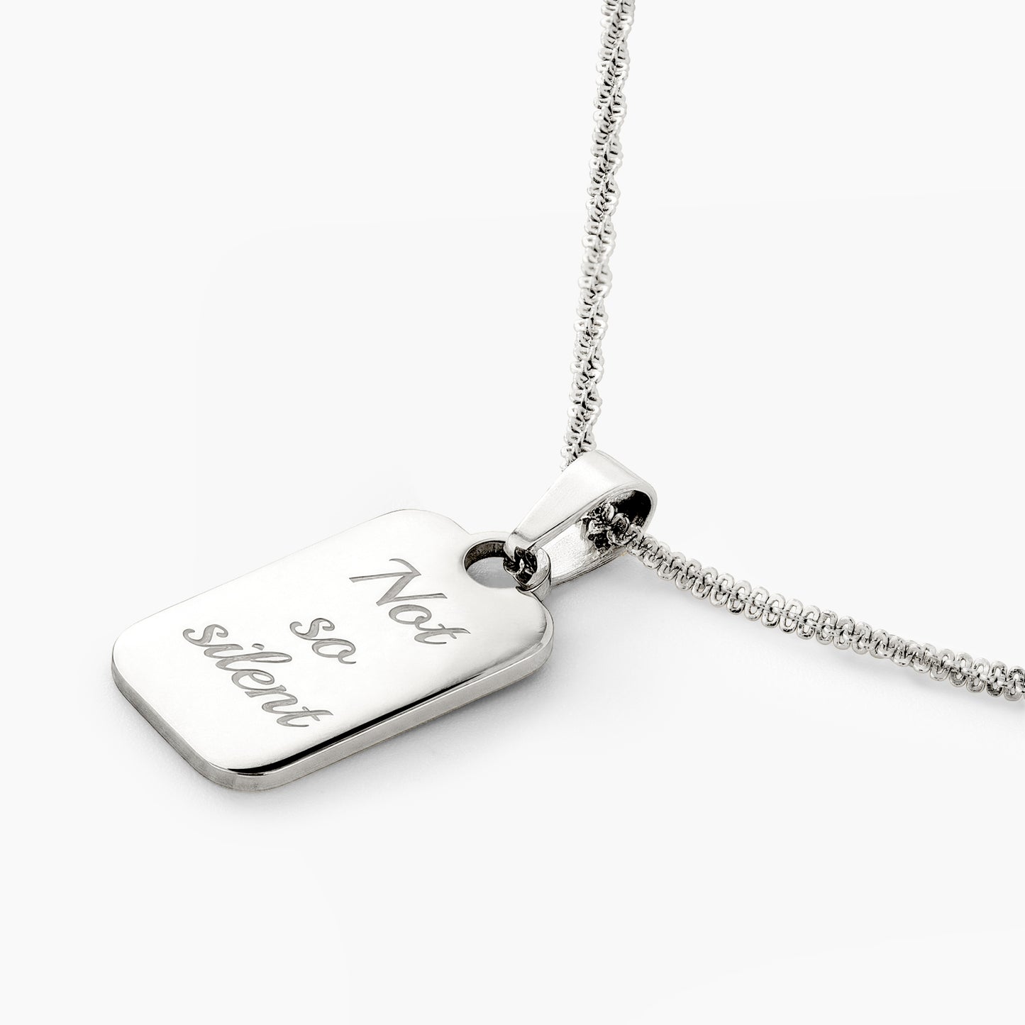 Not so silent Collana Argento