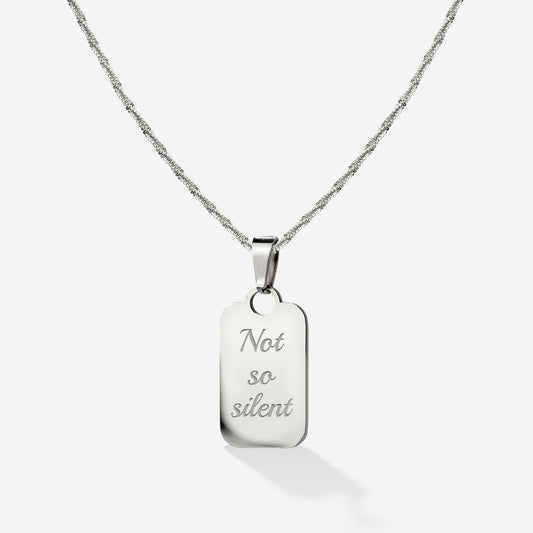 Not so silent Collana Argento