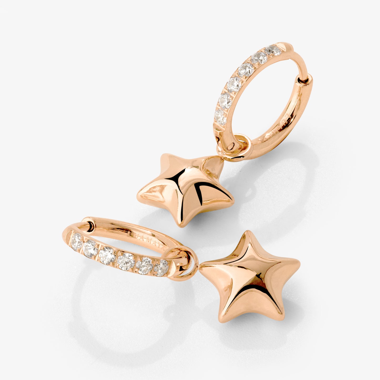 Nova Glimmer Hoop Set Small Roségold