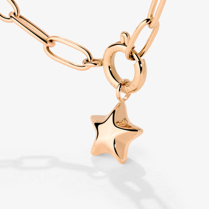 Nova Oval Links Collana Set Oro Rosa