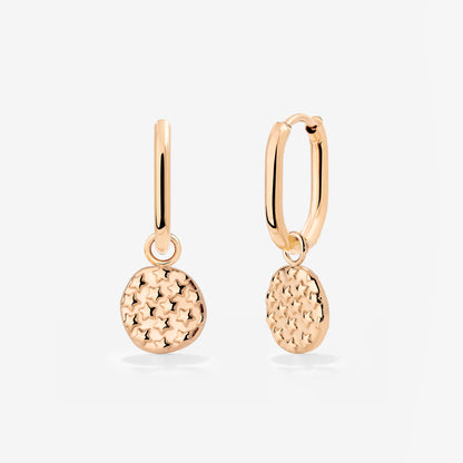 Starry Skies Oval Hoop Set Baby Roségold