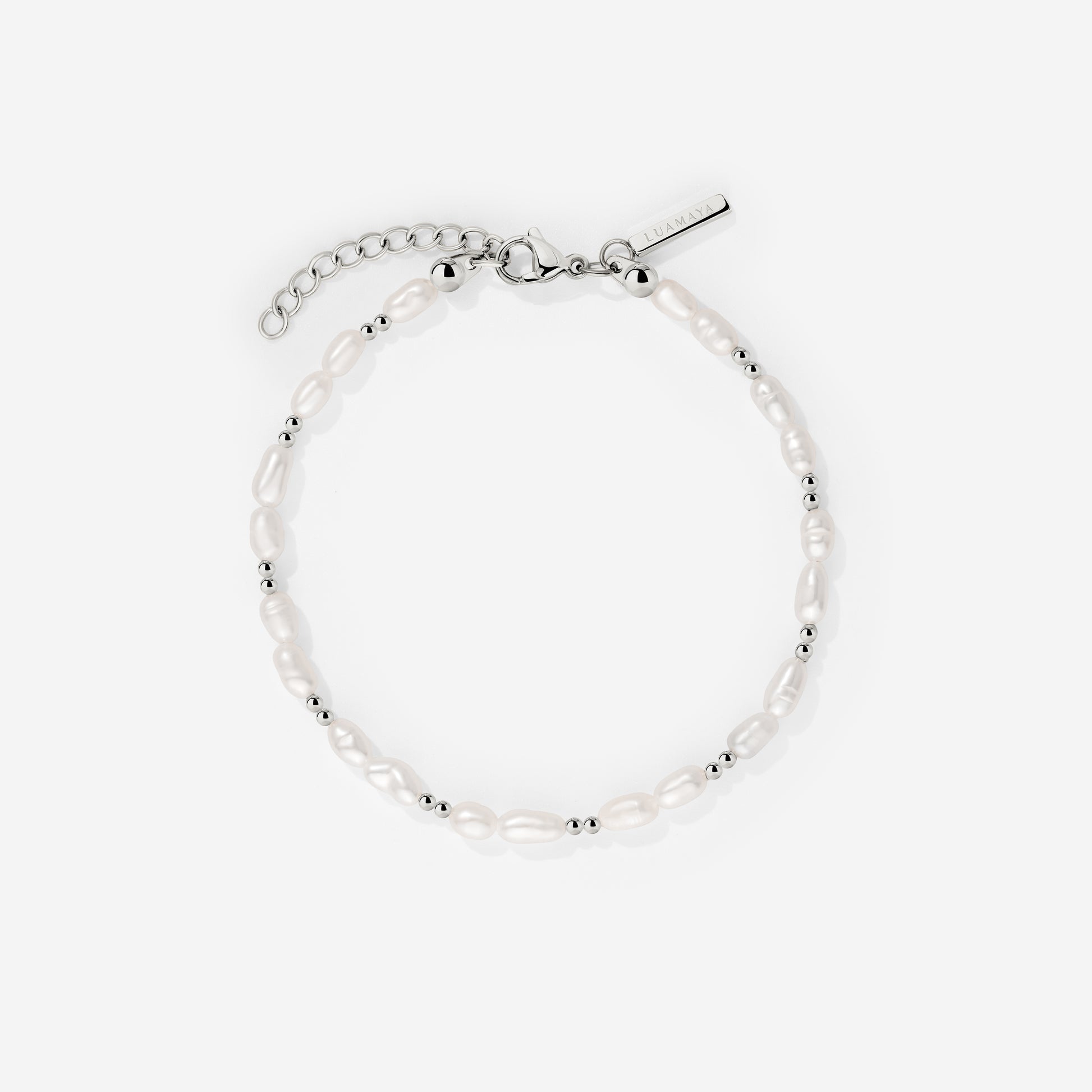 Summertime Pearl Bracciale Argento